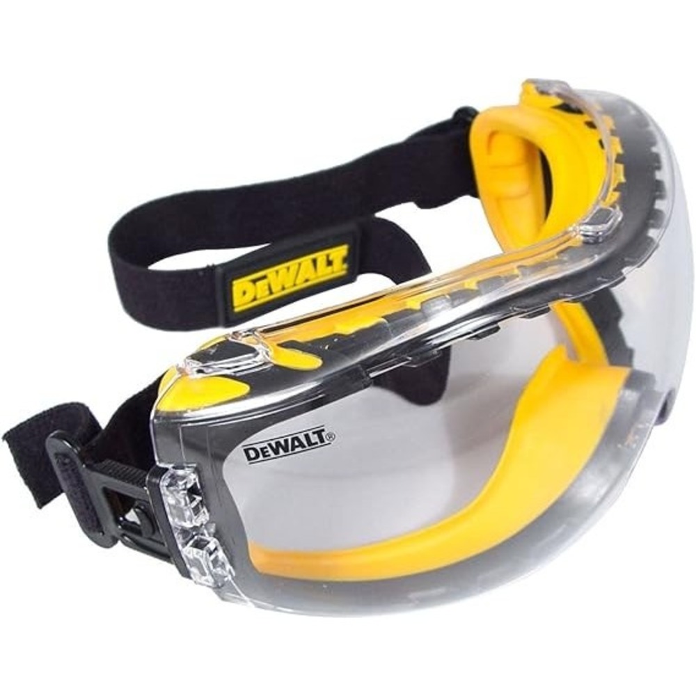 DEWALT DPG82-11 Concealer Safety Goggles – Anti-Fog, Dual Mold, Clear Lens